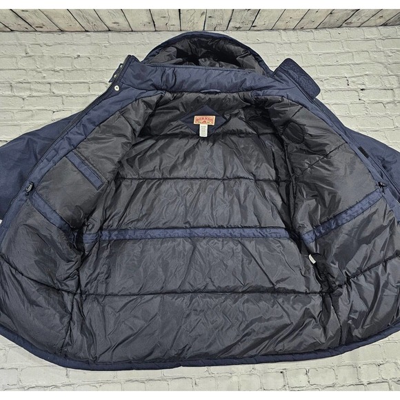 Red Kap Heavyweight Parka Hooded RESURGENS Water Repellent JP70 Blue MENS SZ XL - Picture 7 of 10